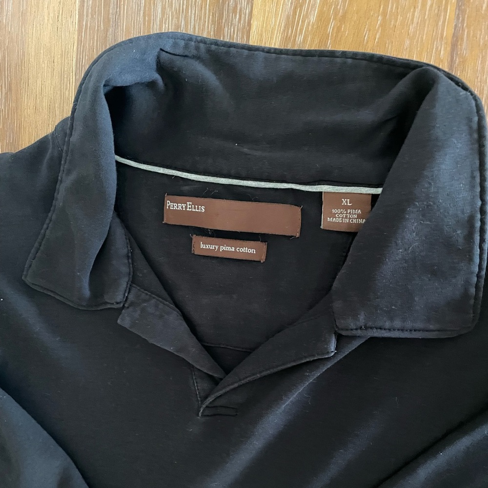 Black Perry Ellis shirt